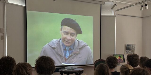  12.d klases literatūras stunda muzejā “Viesos pie Pārdaugavas dzejnieka O. Vācieša”